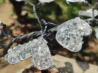 Hand Made Quartz Tumble Chip & Wire Wrap Tree - Sold Per Item - From South Africa - Toprock Gemstones and Minerals