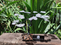 Hand Made Quartz Tumble Chip & Wire Wrap Tree - Sold Per Item - From South Africa - Toprock Gemstones and Minerals