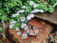 Hand Made Quartz Tumble Chip & Wire Wrap Tree - Sold Per Item - From South Africa - Toprock Gemstones and Minerals