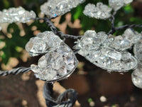 Hand Made Quartz Tumble Chip & Wire Wrap Tree - Sold Per Item - From South Africa - Toprock Gemstones and Minerals