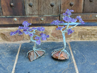 Hand Made Amethyst Tumble Chip & Wire Wrap Tree - Sold Per Item - From South Africa - Toprock Gemstones and Minerals
