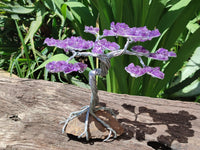 Hand Made Amethyst Tumble Chip & Wire Wrap Tree - Sold Per Item - From South Africa - Toprock Gemstones and Minerals
