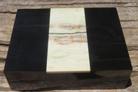 Hand Made Stone Jewellery Box x 1 From Southern Africa - Toprock Gemstones and Minerals