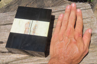 Hand Made Stone Jewellery Box x 1 From Southern Africa - Toprock Gemstones and Minerals