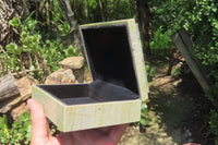 Hand Made Stone Jewellery Box x 1 From Southern Africa - Toprock Gemstones and Minerals