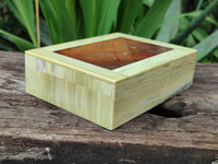 Hand Made Stone Jewellery Box x 1 From South Africa - Toprock Gemstones and Minerals