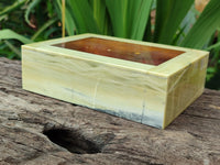 Hand Made Stone Jewellery Box x 1 From South Africa - Toprock Gemstones and Minerals
