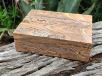 Hand Made Namibian Desert Picture Stone Jasper Jewellery Box - Sold per Item - From Namibia - Toprock Gemstones and Minerals