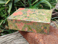 Hand Made Unakite Jewellery Box - Sold per Item - From South Africa - Toprock Gemstones and Minerals