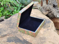 Hand Made Unakite Jewellery Box - Sold per Item - From South Africa - Toprock Gemstones and Minerals