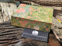 Hand Made Unakite Jewellery Box - Sold per Item - From South Africa - Toprock Gemstones and Minerals
