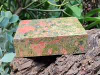 Hand Made Unakite Jewellery Box - Sold per Item - From South Africa - Toprock Gemstones and Minerals