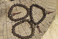 Polished Clear Smokey Quartz Beaded Stretch Bracelet - Sold Per Item - From Madagascar - Toprock Gemstones and Minerals