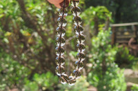 Polished Clear Smokey Quartz Beaded Stretch Bracelet - Sold Per Item - From Madagascar - Toprock Gemstones and Minerals