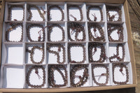 Polished Clear Smokey Quartz Beaded Stretch Bracelet - Sold Per Item - From Madagascar - Toprock Gemstones and Minerals