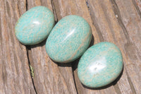 Polished Amazonite Free Forms x 24 From Zimbabwe - Toprock Gemstones and Minerals