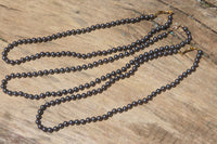 Polished Silver Hematite Beaded Necklace - Sold Per Item - From China - Toprock Gemstones and Minerals