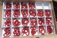 Polished Red Agate Faceted Beaded Necklace - Sold Per Item - From Brazil - Toprock Gemstones and Minerals