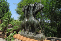 Hand Made Green Verdite Giraffe Carving x 1 From Zimbabwe - Toprock Gemstones and Minerals