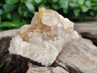 Natural Limonite Quartz Clusters x 12 From Zambia - Toprock Gemstones and Minerals