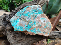 Natural Drusy Coated Chrysocolla Specimen x 1 From Likasi, Congo - Toprock Gemstones and Minerals