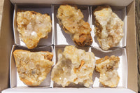 Natural Limonite Quartz Clusters x 6 From Solwezi, Zambia - Toprock Gemstones and Minerals
