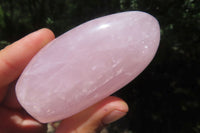 Polished Rose Quartz Standing Free Forms x 5 From Madagascar - Toprock Gemstones and Minerals
