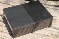 Hand Made Jet Lignite Jewellery Box x 1 From Swaziland - Toprock Gemstones and Minerals