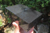 Hand Made Jet Lignite Jewellery Box x 1 From Swaziland - Toprock Gemstones and Minerals