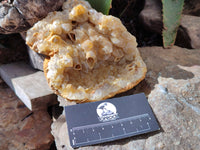 Natural Limonite Quartz Clusters x 6 From Solwezi, Zambia - Toprock Gemstones and Minerals