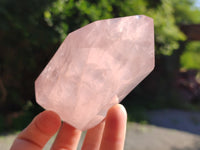 Polished Double Terminated Rose Quartz Points x 6 From Ambatondrazaka, Madagascar - Toprock Gemstones and Minerals