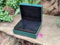 Hand Made Jet Lignite Jewellery Box x 1 From Swaziland - Toprock Gemstones and Minerals