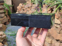 Hand Made Jet Lignite Jewellery Box x 1 From Swaziland - Toprock Gemstones and Minerals