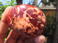 Polished Carnelian Palm Stones x 24 From Madagascar - Toprock Gemstones and Minerals