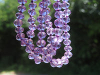 Polished Gem Amethyst Faceted Beaded Necklace - Sold per Item- From Zambia - Toprock Gemstones and Minerals