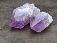 Natural Jacaranda Amethyst Crystals x 12 From Zambia - Toprock Gemstones and Minerals