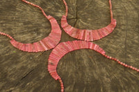 Polished Pink Rhodonite Egyptian Choker Necklace - Sold Per Item - From Madagascar - Toprock Gemstones and Minerals