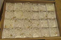 Polished Clear Quartz Rock Crystal Ball Shaped Bead Necklace - Sold Per Item - From Brazil - Toprock Gemstones and Minerals