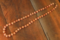 Polished Banded Red Jasper Ball Shaped Bead Necklace - Sold Per Item - From Namibia - Toprock Gemstones and Minerals