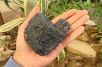 Natural Alluvial Schorl Black Tourmaline Specimens x 6 From Zimbabwe - Toprock Gemstones and Minerals