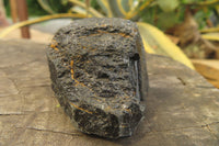 Natural Alluvial Schorl Black Tourmaline Specimens x 6 From Zimbabwe - Toprock Gemstones and Minerals