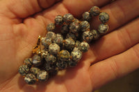Polished Snakeskin Rhyolite Jasper Faceted Bead Necklace - Sold per Item - From Australia - Toprock Gemstones and Minerals