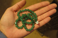 Polished Emerald Aventurine Faceted Bead Necklace - Sold Per Item - From Zimbabwe - Toprock Gemstones and Minerals