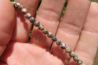 Polished Snakeskin Jasper Beaded Egyptian Choker Necklace - Sold per Item - From Australia - Toprock Gemstones and Minerals
