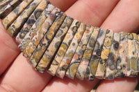 Polished Snakeskin Jasper Beaded Egyptian Choker Necklace - Sold per Item - From Australia - Toprock Gemstones and Minerals
