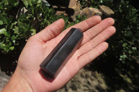 Polished Black Basalt Points x 12 From Madagascar - Toprock Gemstones and Minerals