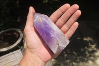 Polished Chevron Amethyst Points x 4 From Madagascar - Toprock Gemstones and Minerals