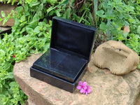 Hand Made Jet Lignite Jewellery Box x 1 From Swaziland - Toprock Gemstones and Minerals