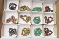 Hand Made Tumble Stone Bracelets x 12 From China - Toprock Gemstones and Minerals
