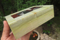 Hand Made Stone Jewellery Box x 1 From South Africa - Toprock Gemstones and Minerals